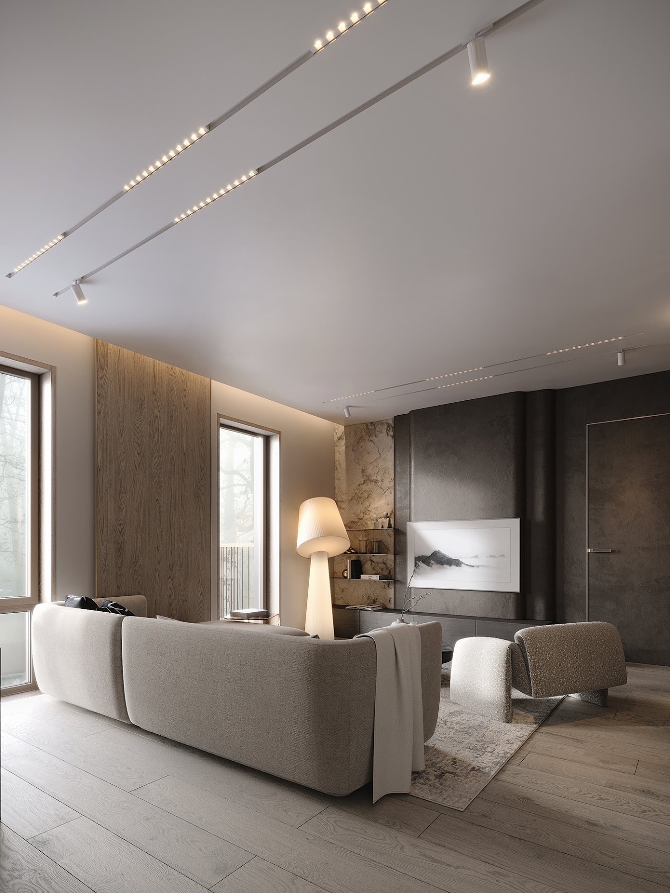 Căn hộ Minimal 68m² — ảnh minh họa concept 3