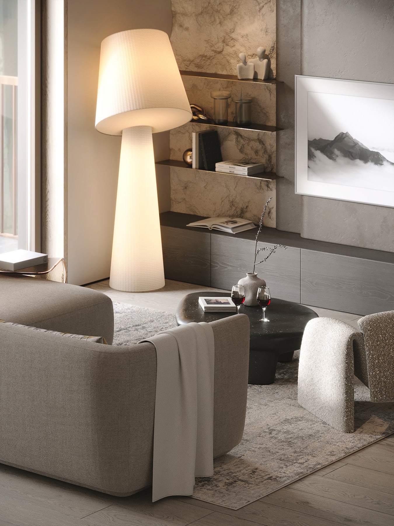 Căn hộ Minimal 68m² — ảnh minh họa concept 4