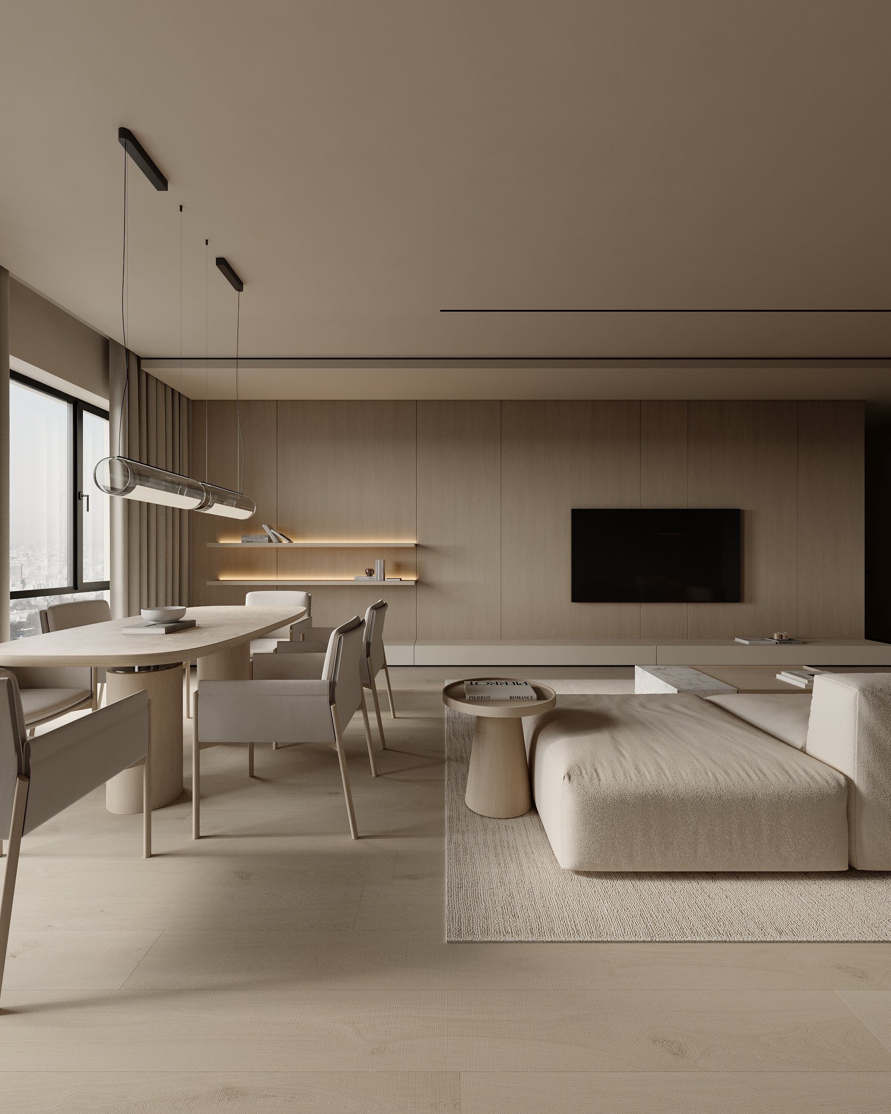 Căn hộ Japandi 92m² — ảnh minh họa concept 5