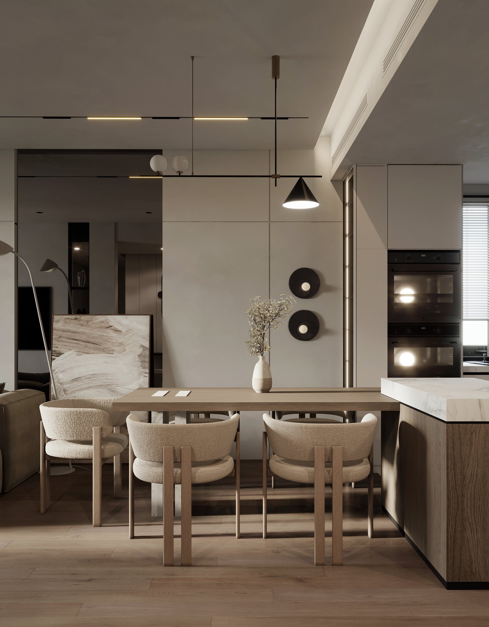 Căn hộ Contemporary 110m² — ảnh minh họa concept 2