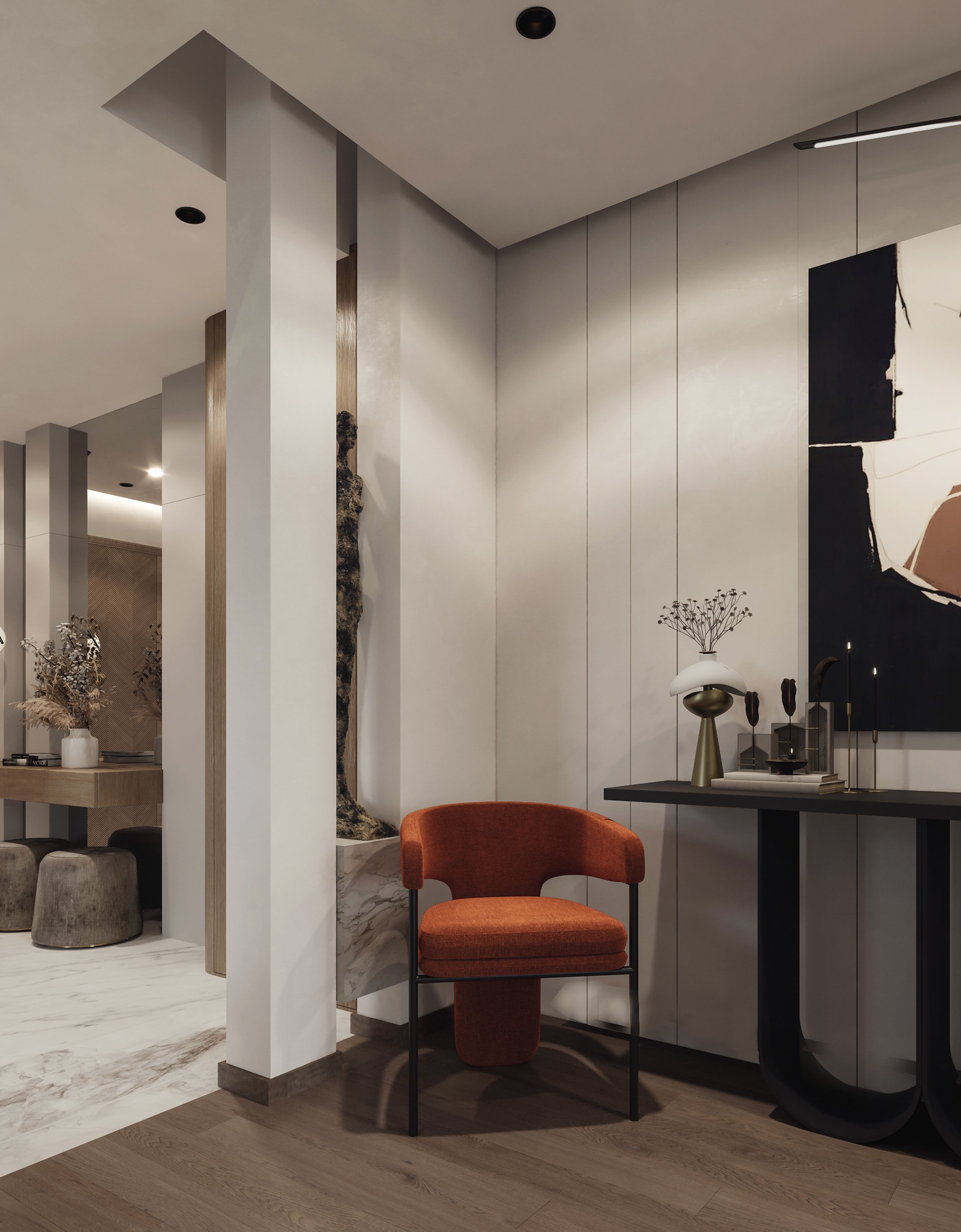 Căn hộ Contemporary 110m² — ảnh minh họa concept 3
