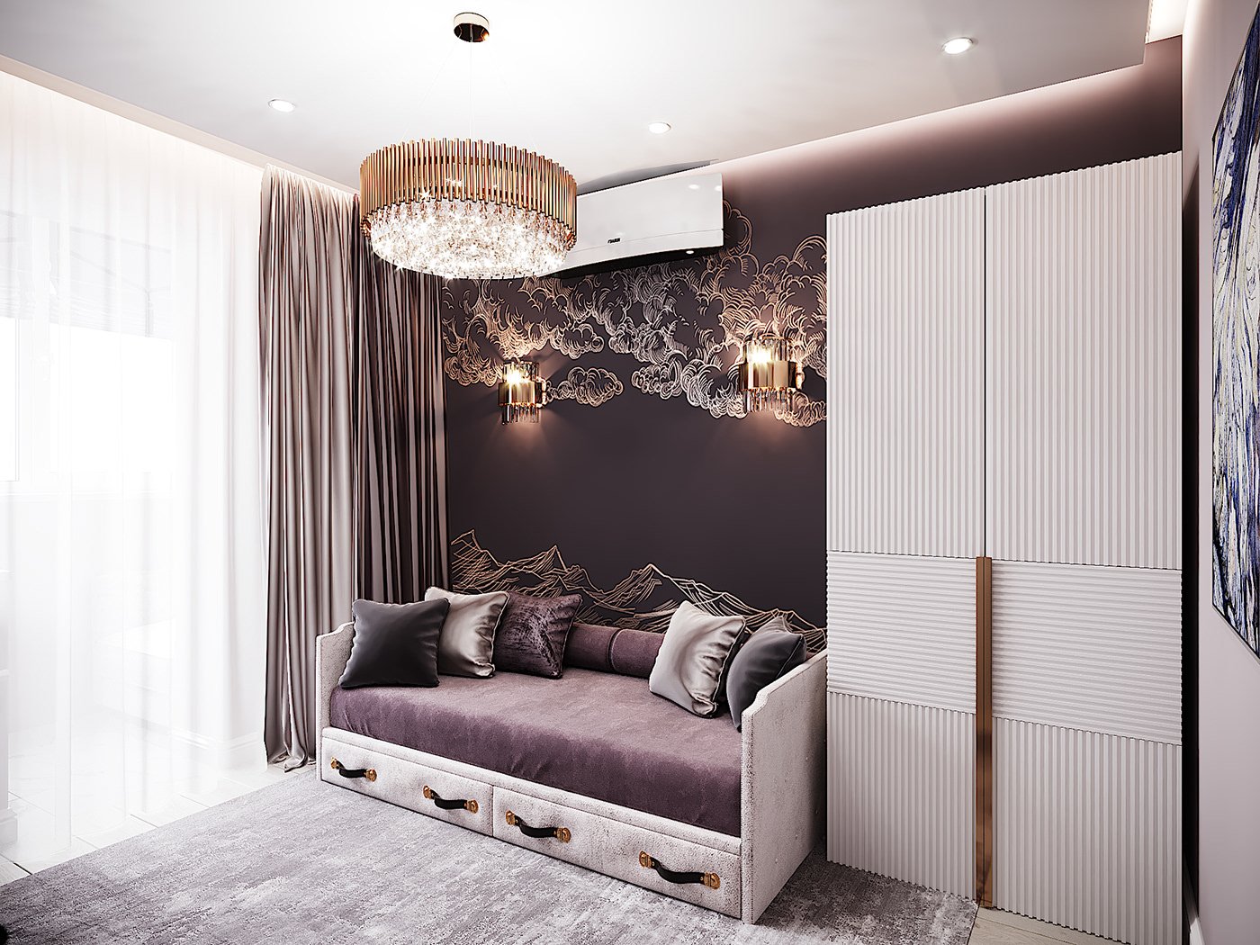Căn hộ Quiet Luxury 135m² — ảnh minh họa concept 5