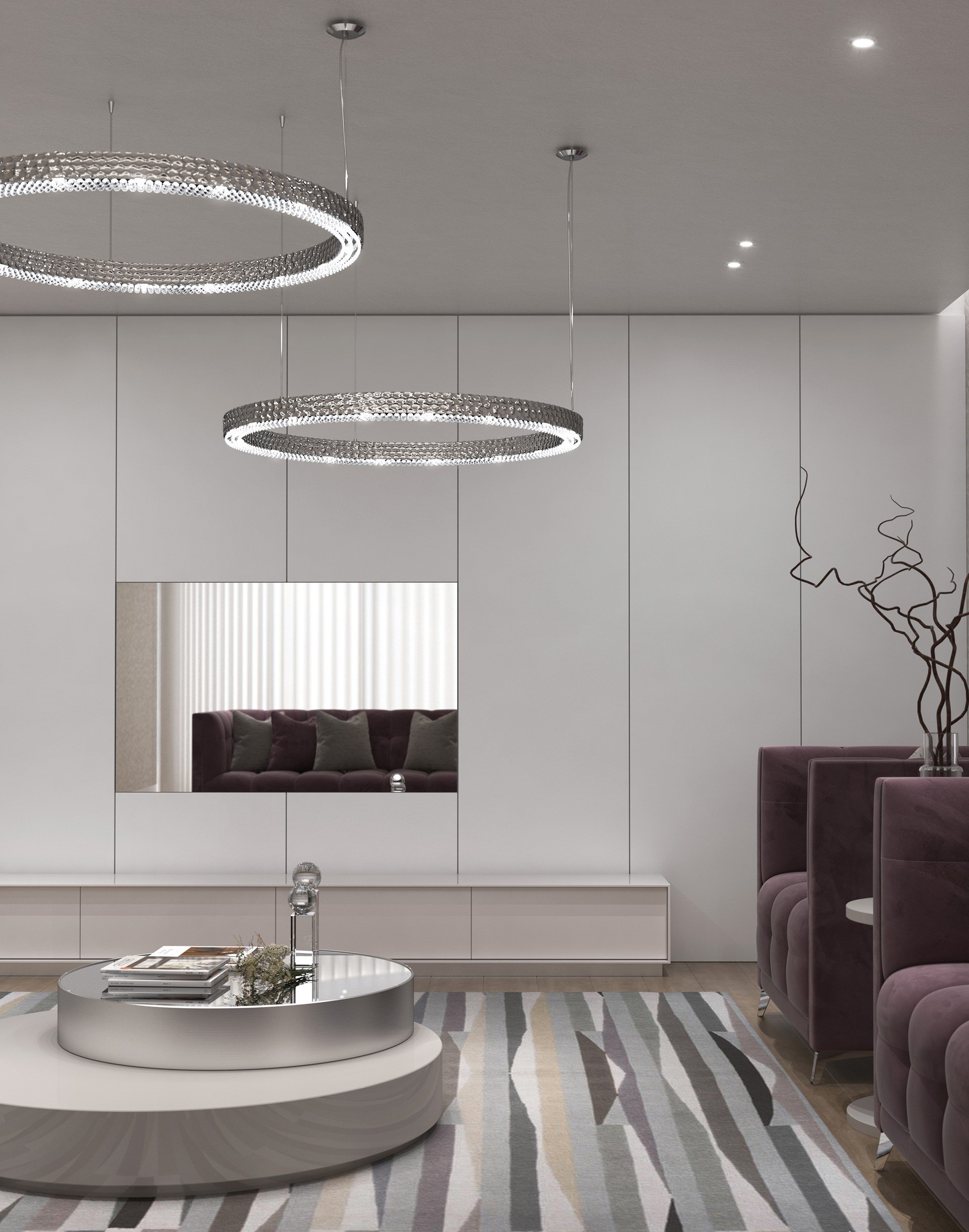 Căn hộ Industrial 58m² — ảnh minh họa concept 2