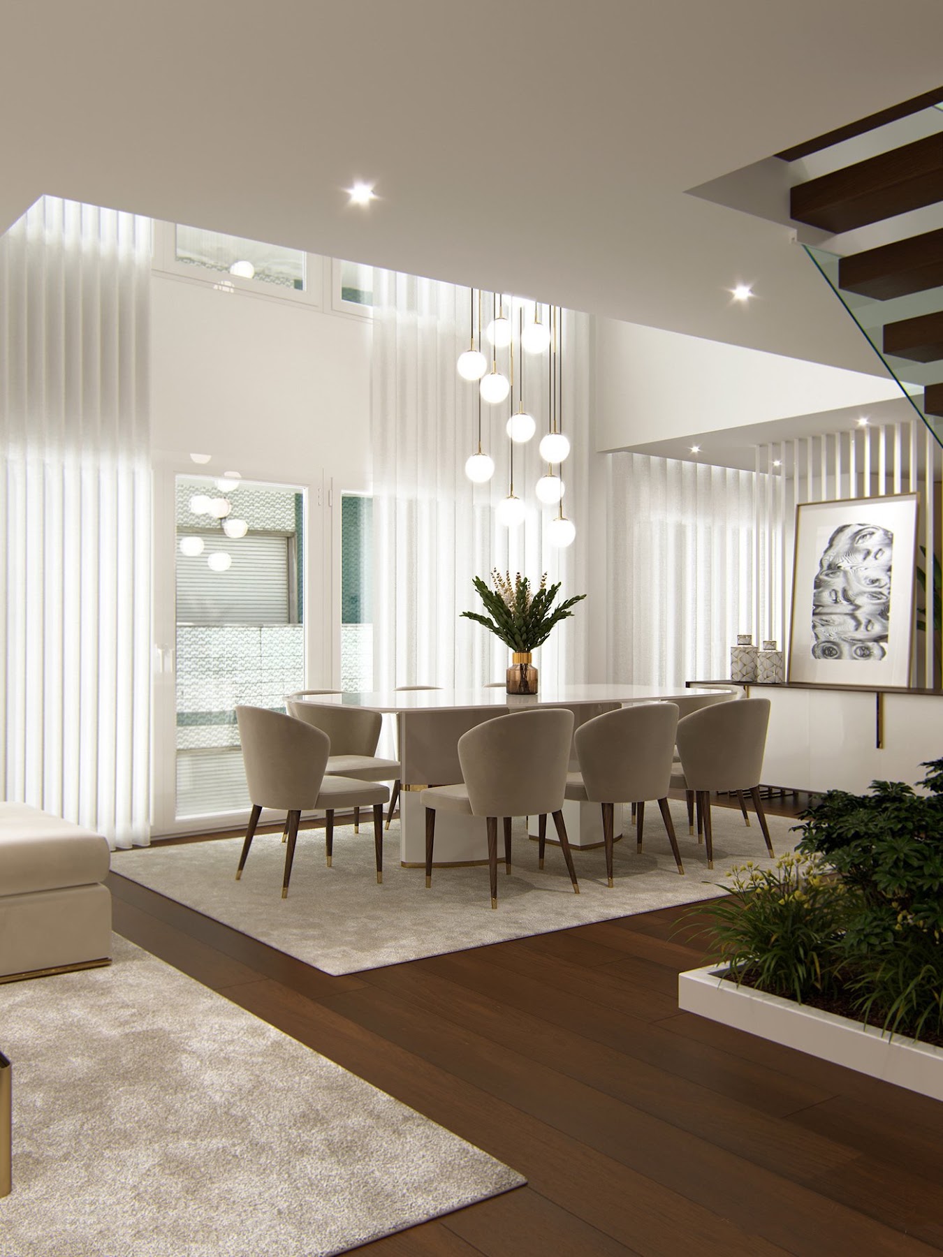 Nhà phố Japandi 3 tầng — ảnh minh họa concept 3