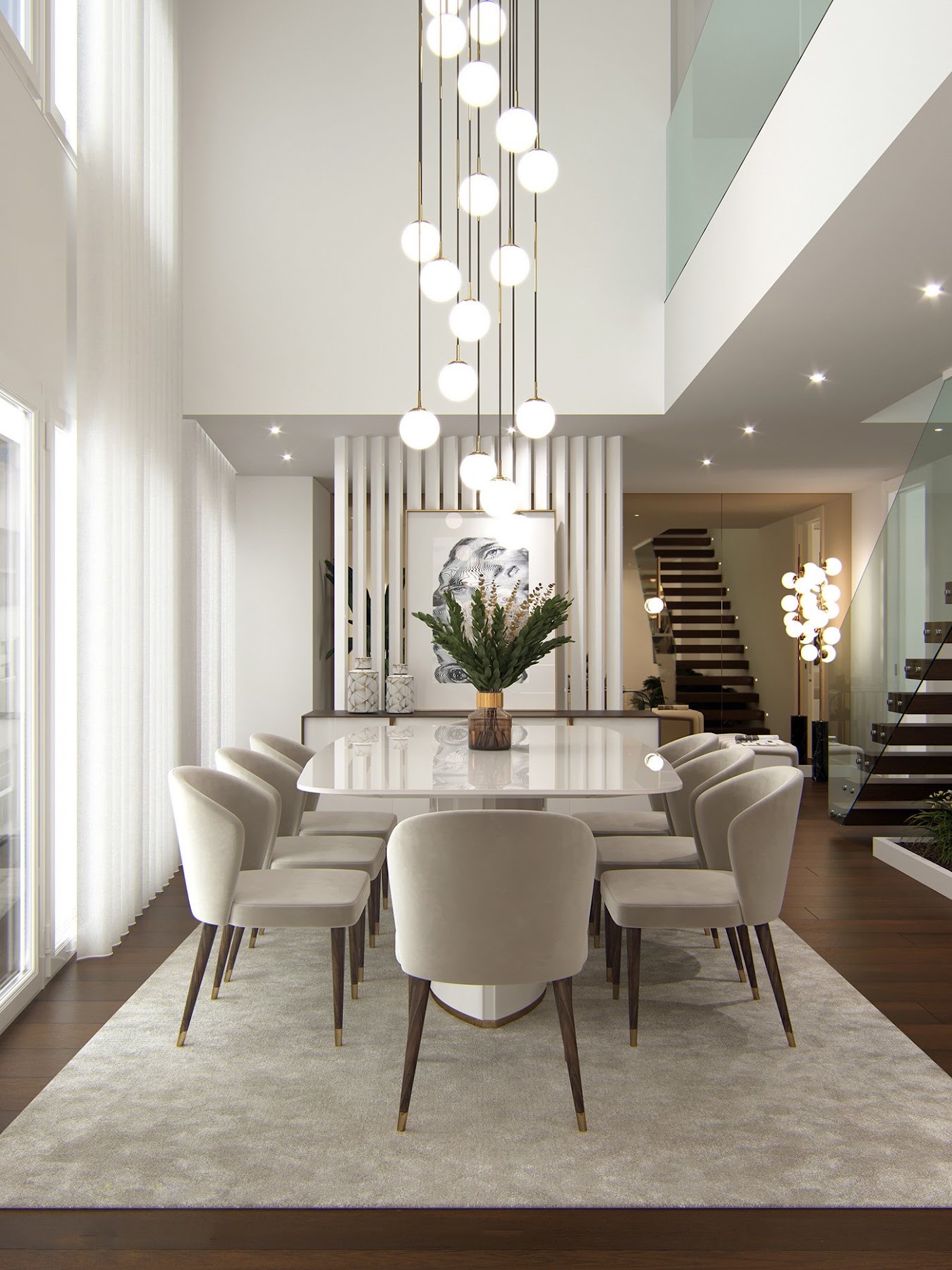 Nhà phố Japandi 3 tầng — ảnh minh họa concept 4