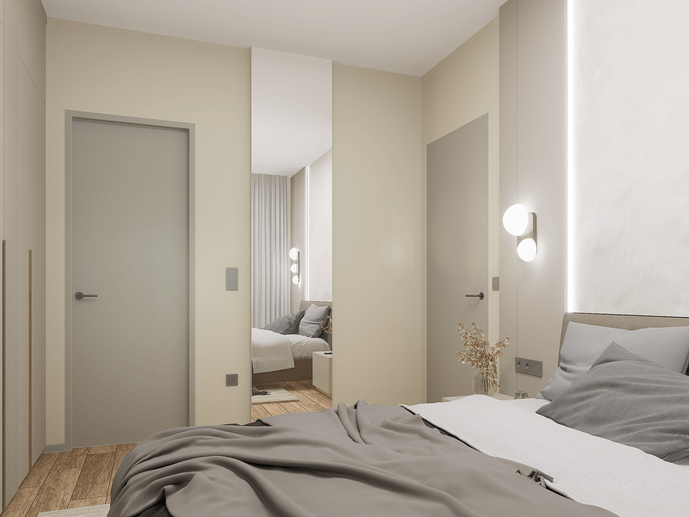 Nhà phố Modern 3 tầng — ảnh minh họa concept 3