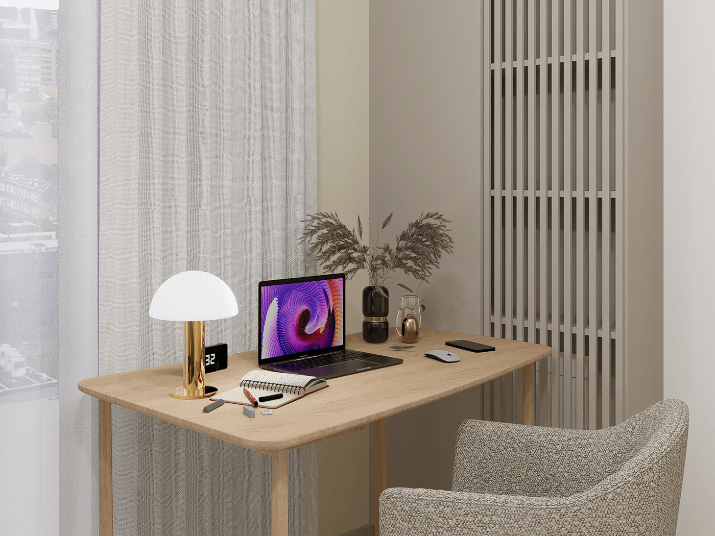 Nhà phố Modern 3 tầng — ảnh minh họa concept 7