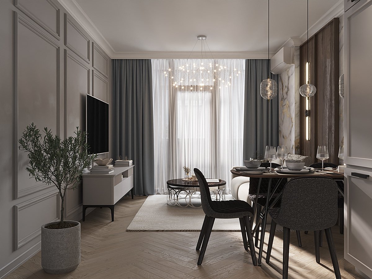 Nhà phố Sky Court 160m² — ảnh minh họa concept 6