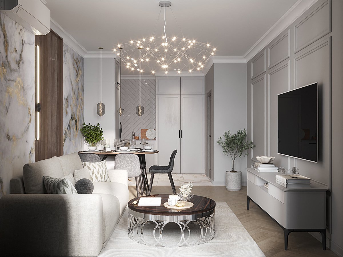 Nhà phố Sky Court 160m² — ảnh minh họa concept 7