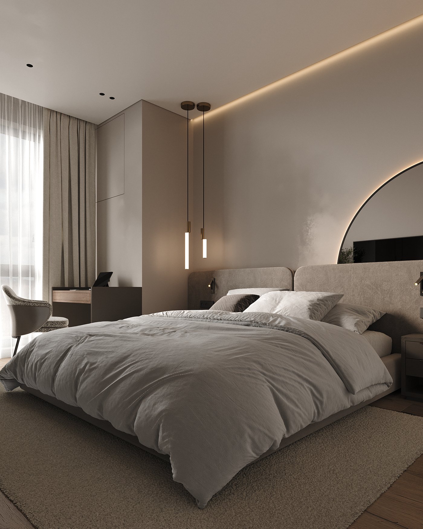Biệt thự Japandi 310m² — ảnh minh họa concept 2