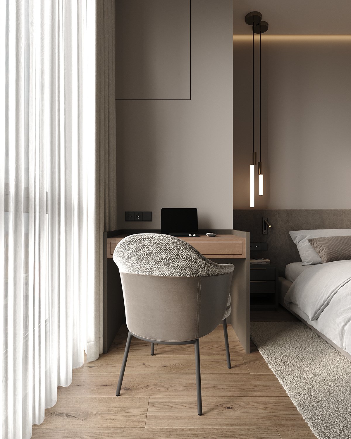 Biệt thự Japandi 310m² — ảnh minh họa concept 6