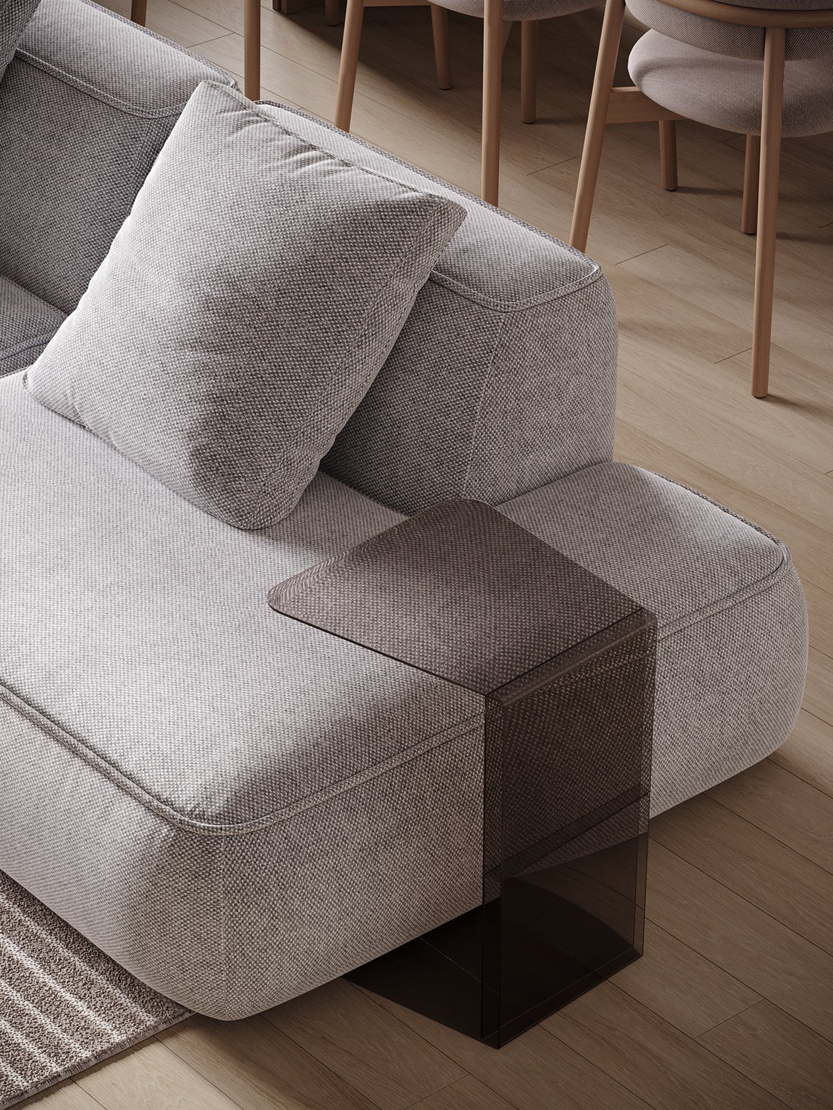 Warm Oak Interior 90m² — ảnh minh họa concept 6