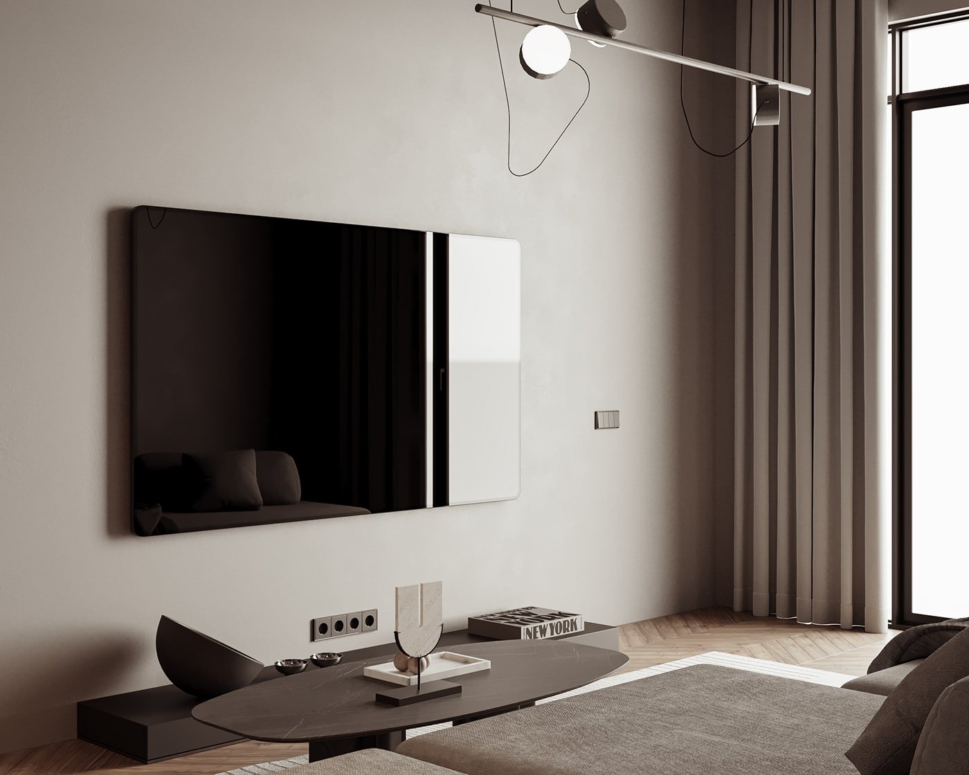 Japandi Living 105m² — ảnh minh họa concept 6