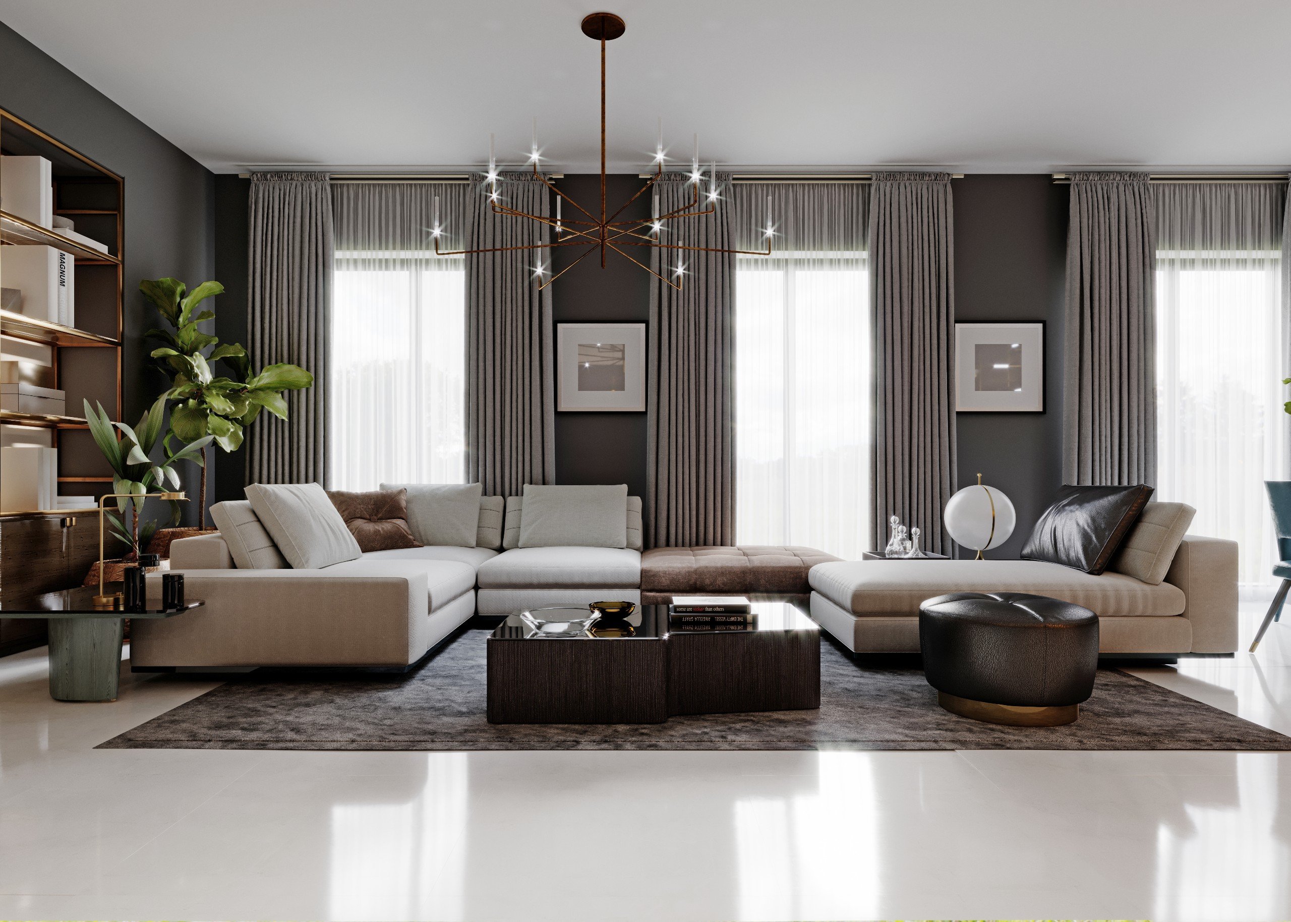 Deep Green Interior 120m²