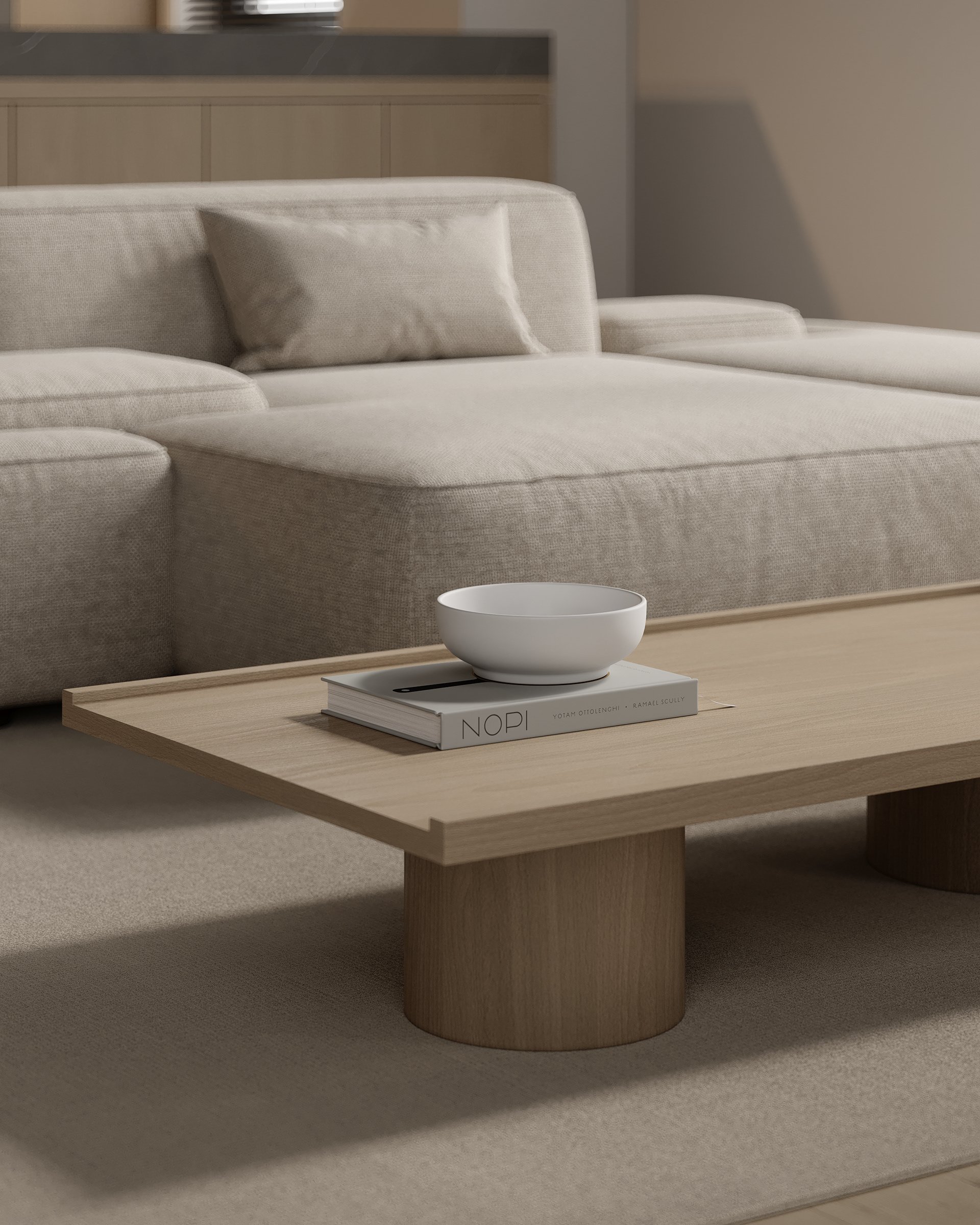 Calm Neutral Interior 88m² — ảnh minh họa concept 2
