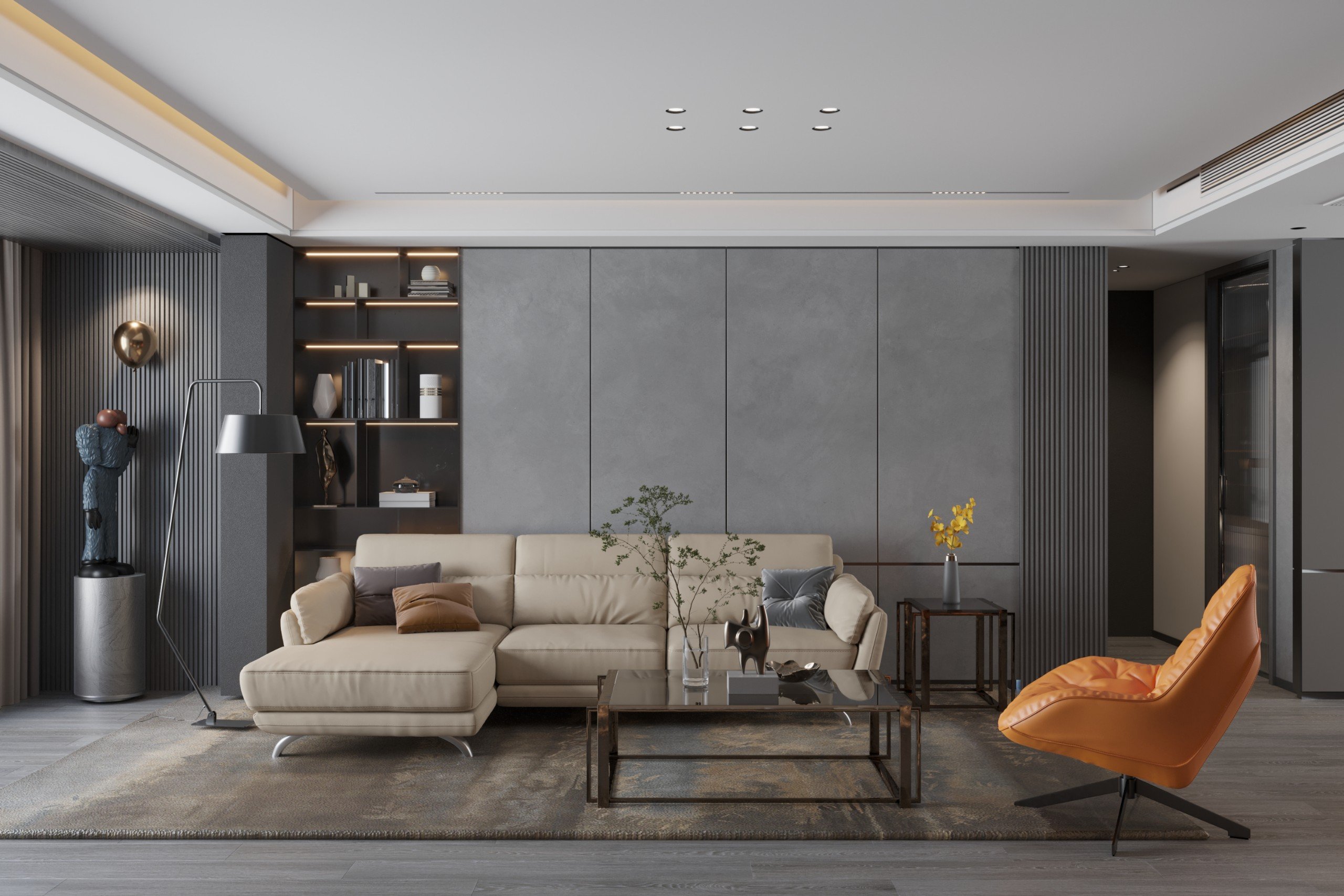 Luxe Material Interior 150m²