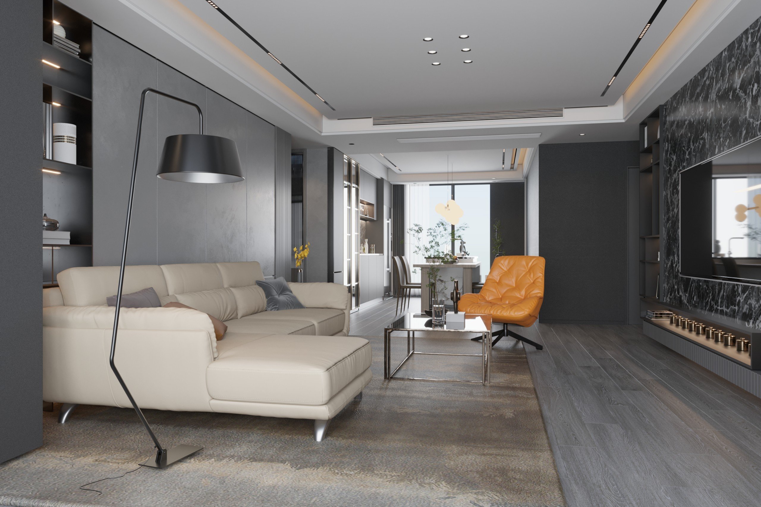 Luxe Material Interior 150m² — ảnh minh họa concept 4