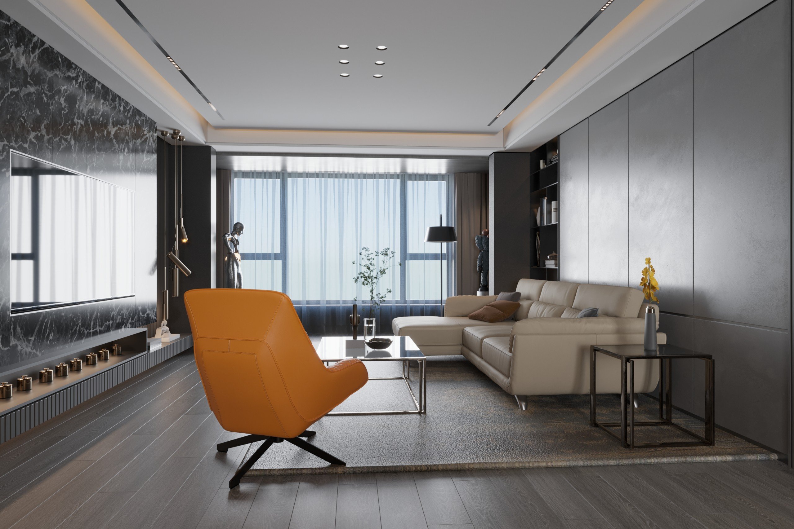Luxe Material Interior 150m² — ảnh minh họa concept 5