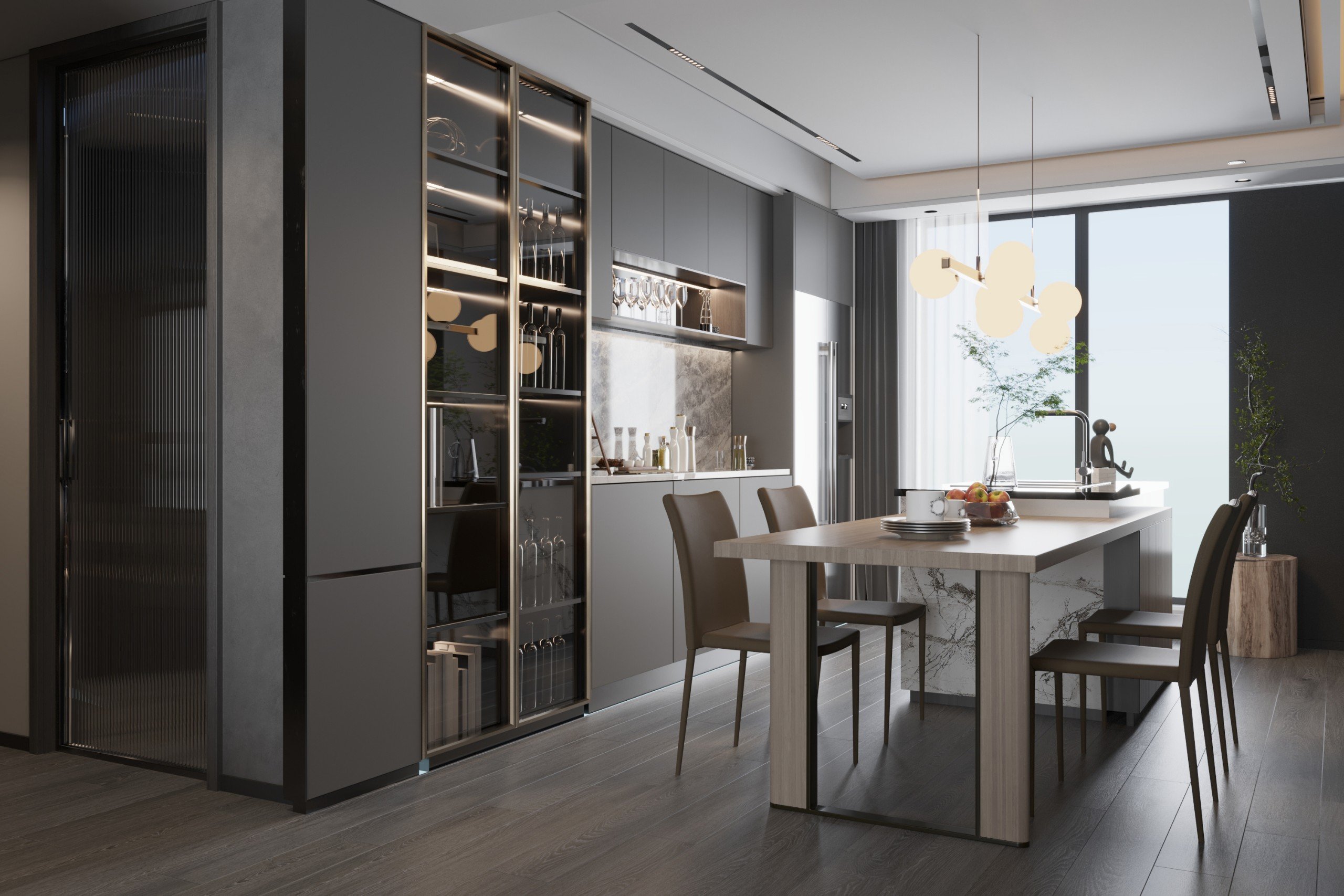 Luxe Material Interior 150m² — ảnh minh họa concept 7