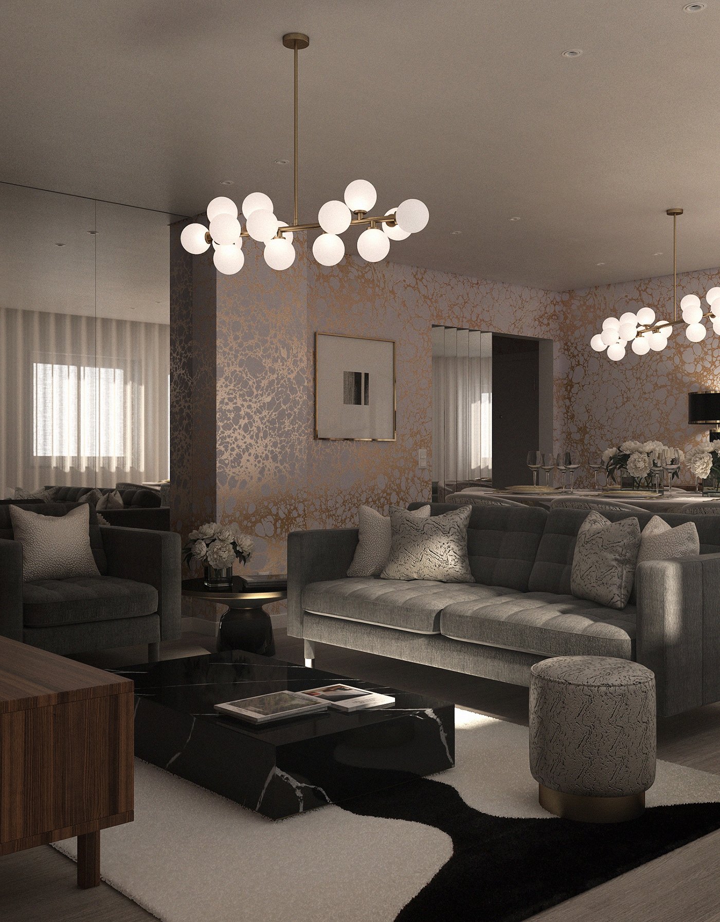 Craft Indochine Interior 112m² — ảnh minh họa concept 2