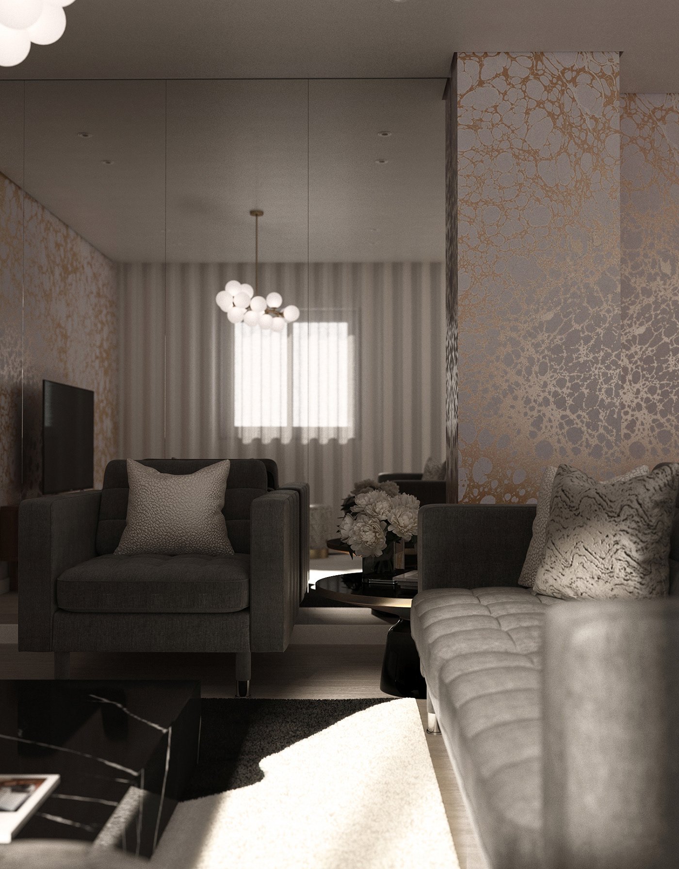 Craft Indochine Interior 112m² — ảnh minh họa concept 3